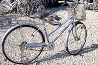 26 inch used city bicycle (straight)